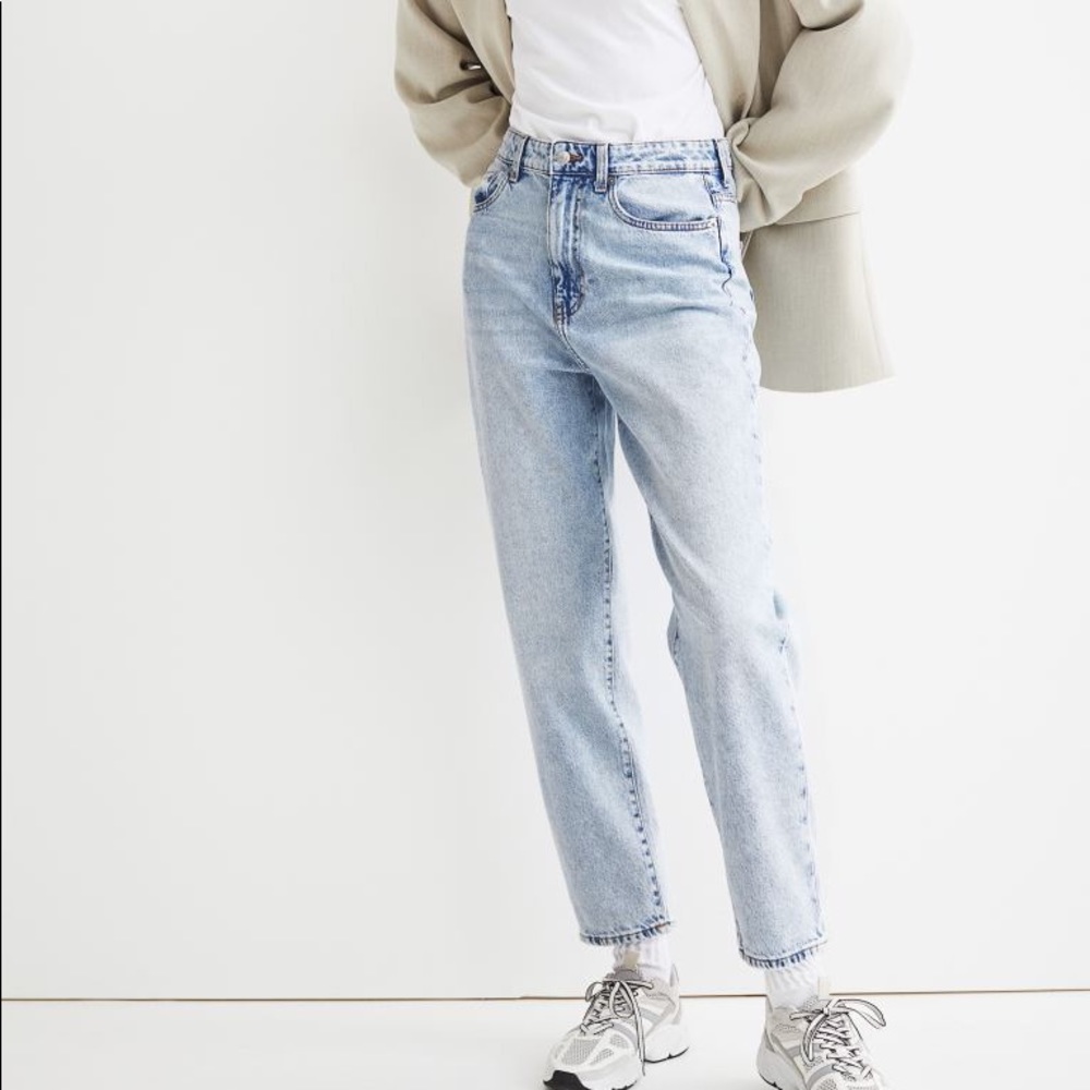 H&M Mom Loose-fit Ultra High Jeans
